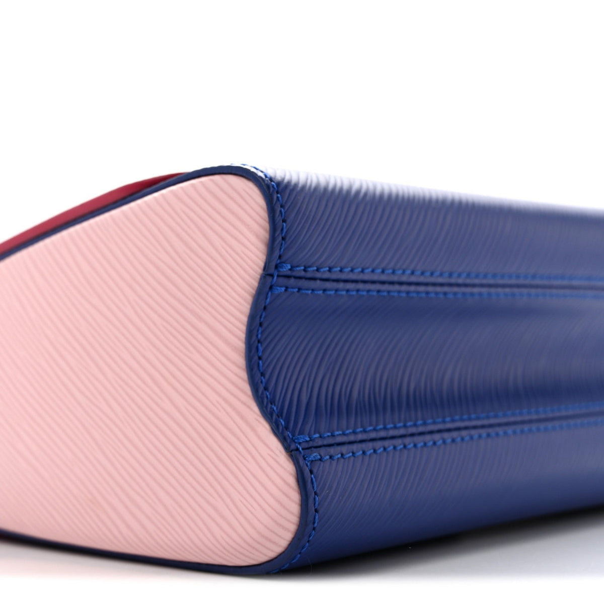 Epi Twist Shoulder Bag MM Pink Blue