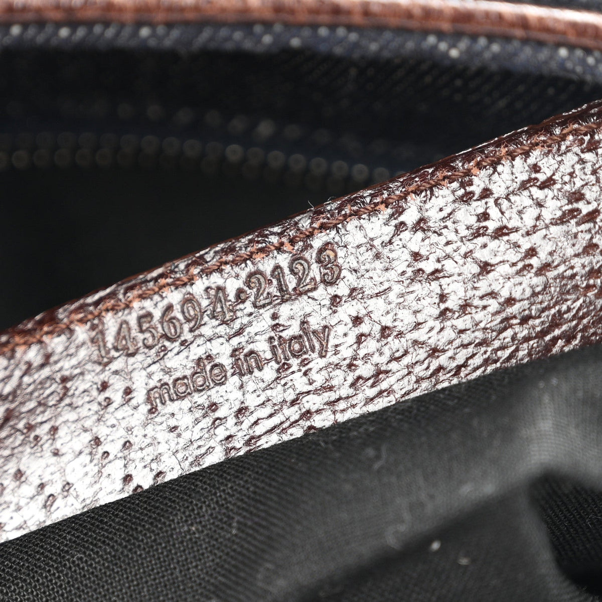 Denim Box Bag Chocolate