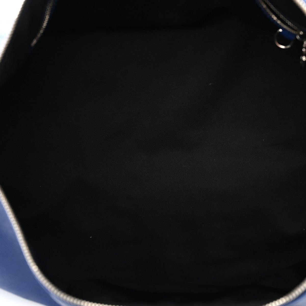 Taiga Monogram Eclipse Keepall Bandouliere 50 Pacific Blue