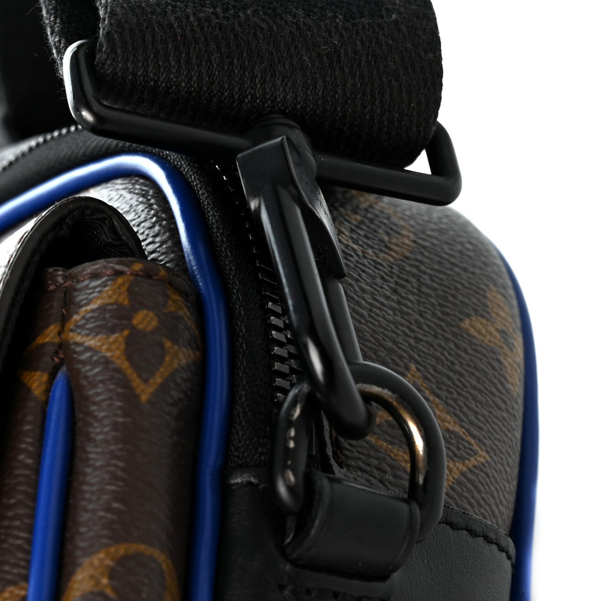 Monogram Macassar S Lock Messenger Blue