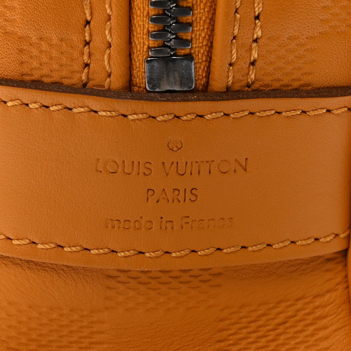 Damier Infini Porte-Documents Voyage Jaune