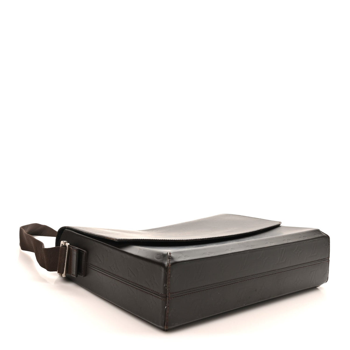 Monogram Glace Fonzie Messenger Bag Cafe