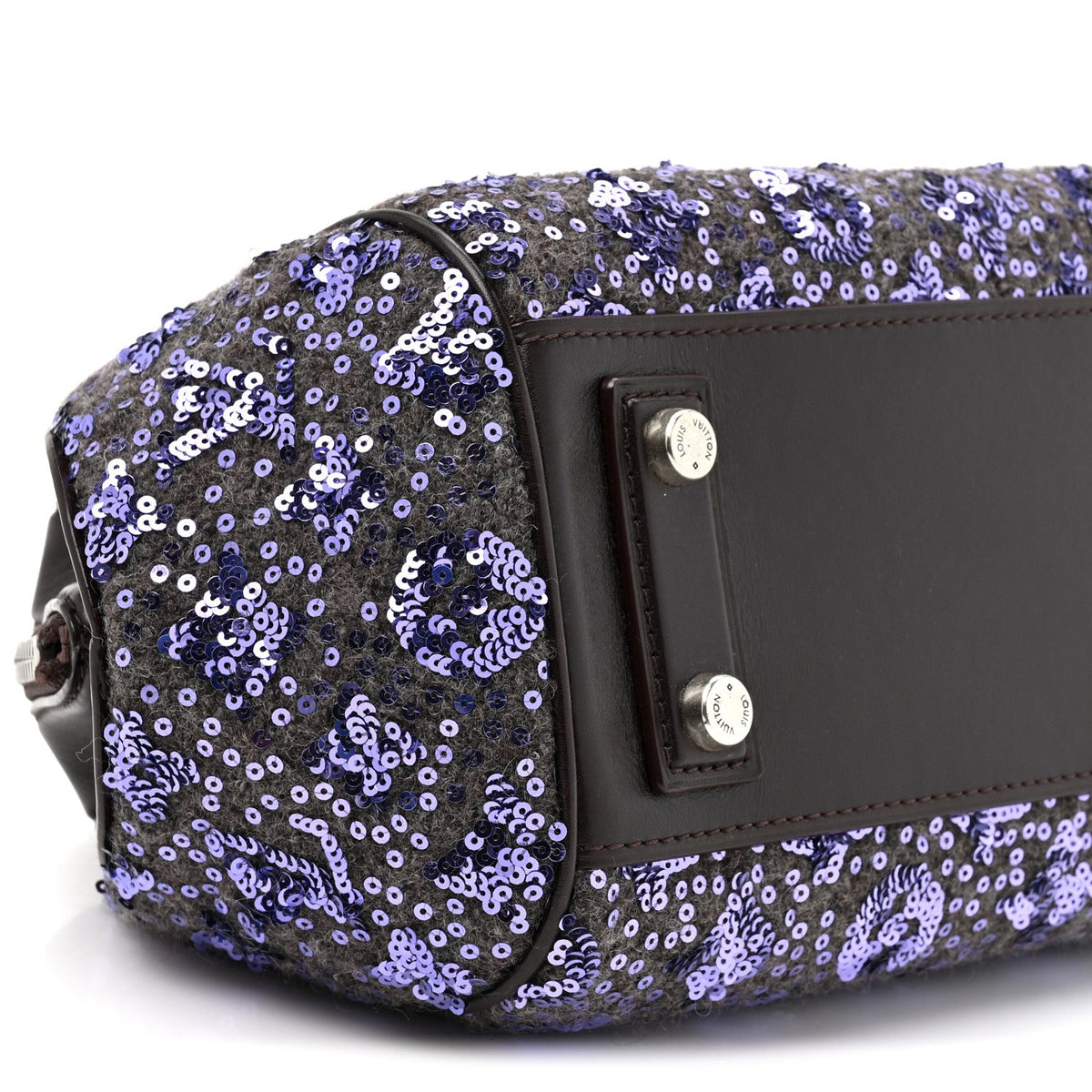 Sequin Monogram Sunshine Express Baby Purple