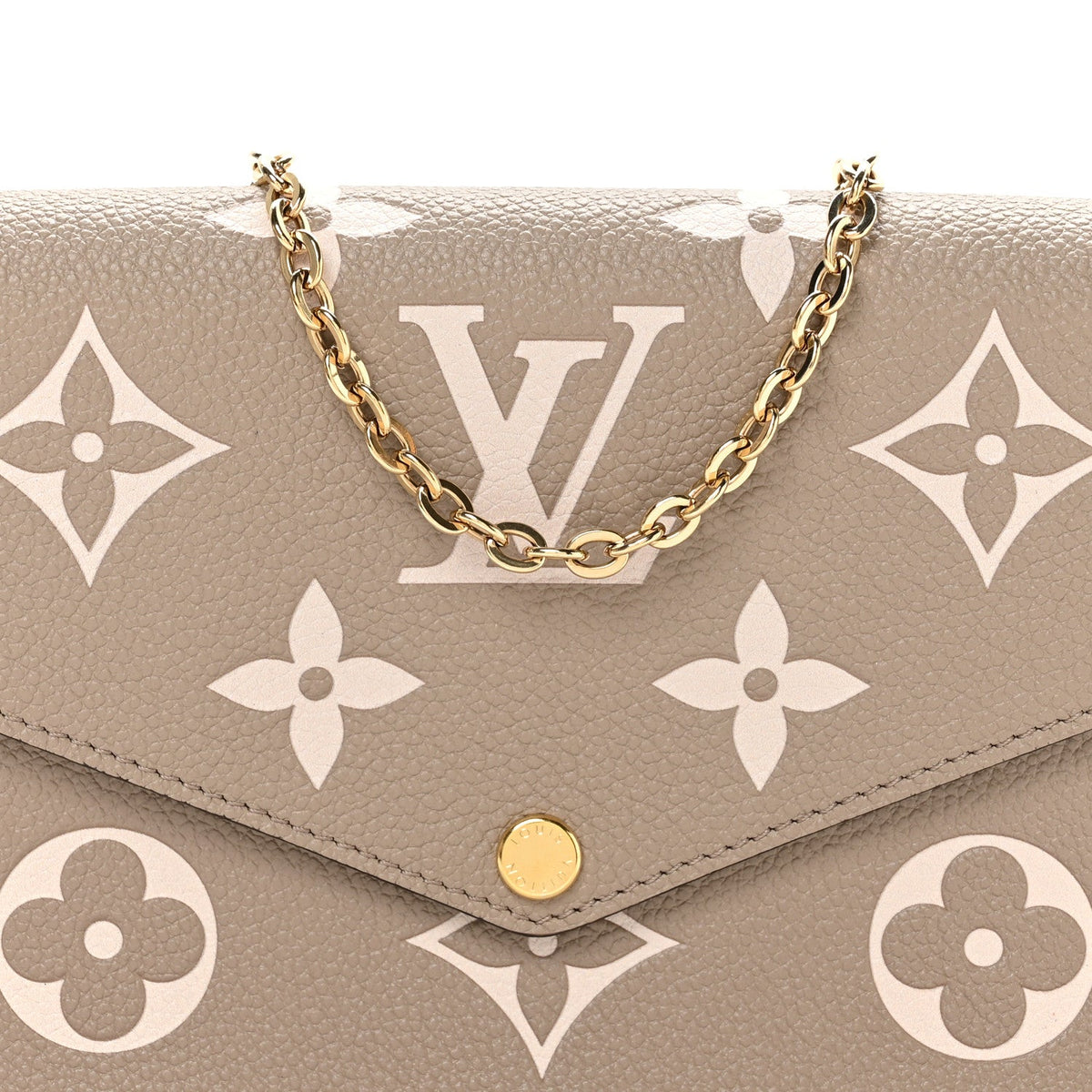 Empreinte Monogram Giant Felicie Pochette Tourterelle Creme