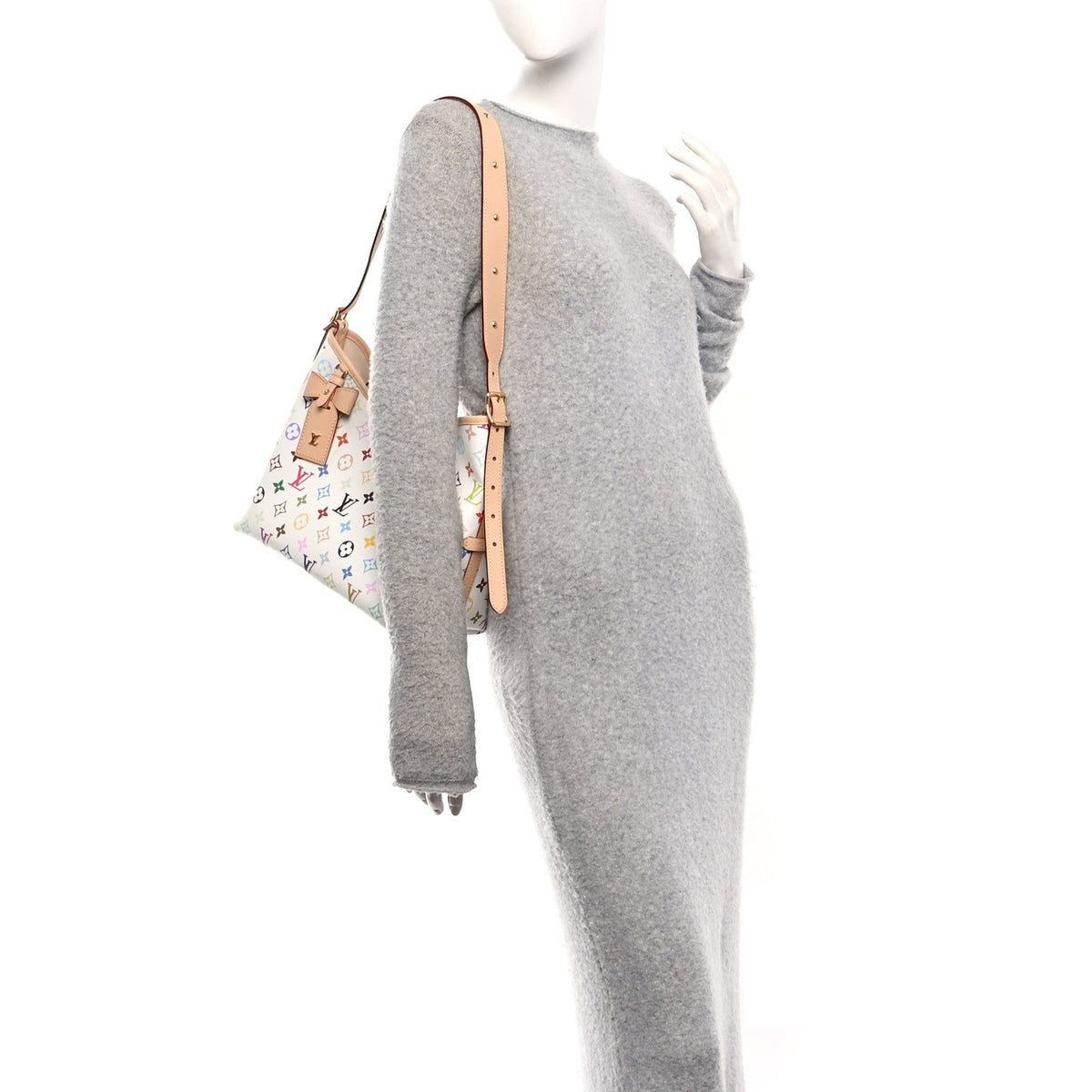 LV X TM Monogram Multicolor CarryAll PM White