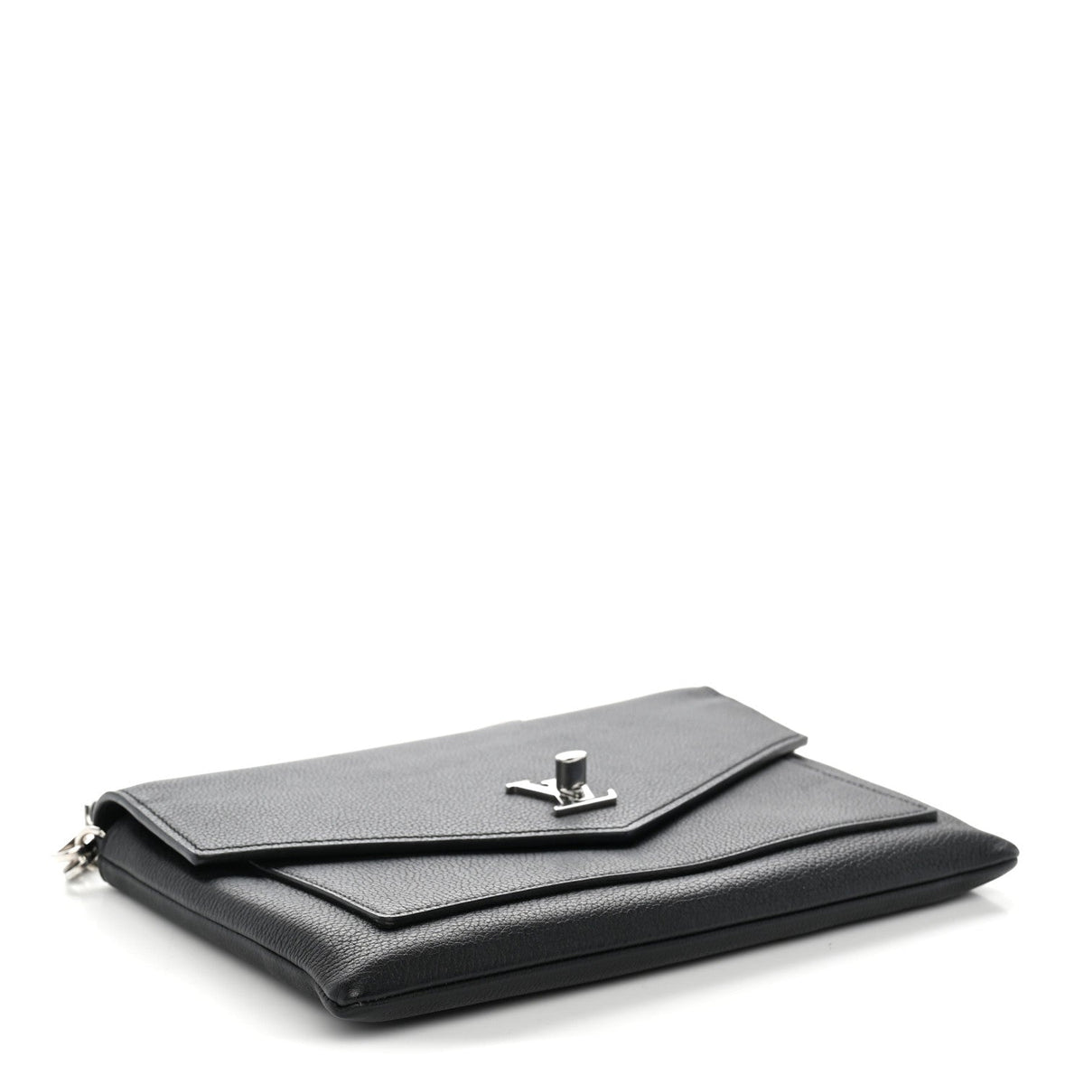 Soft Calfskin My Lockme Pochette Black