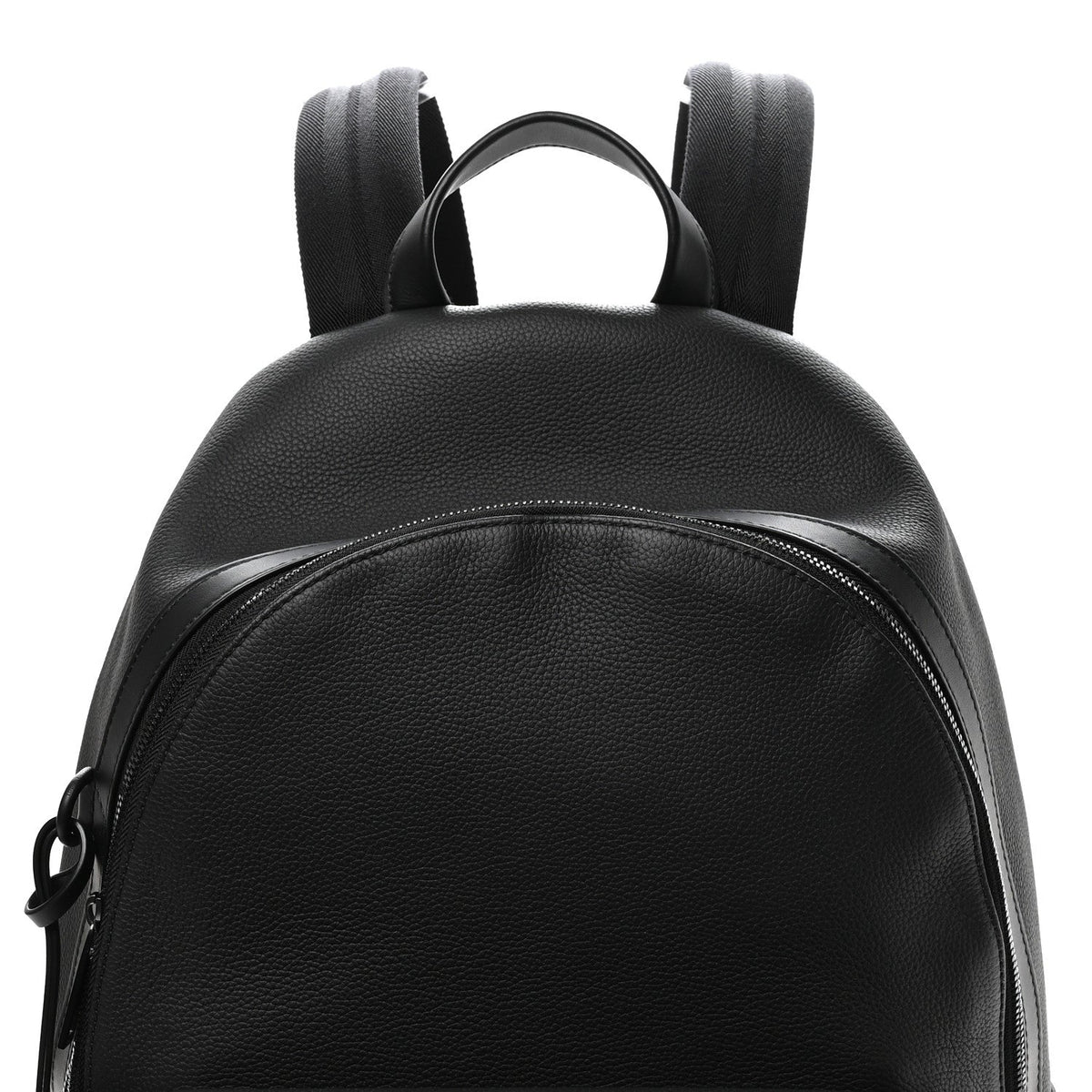 Grained Calfskin Aerogram Takeoff Backpack Black